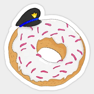 Cop Cake Sticker